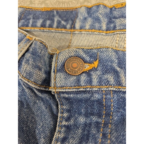 Levi's 550 Relaxed Fit Straight Leg Jeans Men's Blue Denim Pants 34x30 READ - Picture 3 of 13